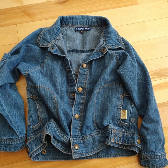 3-4T Souris mini jean jacket - Picture 2 of 7